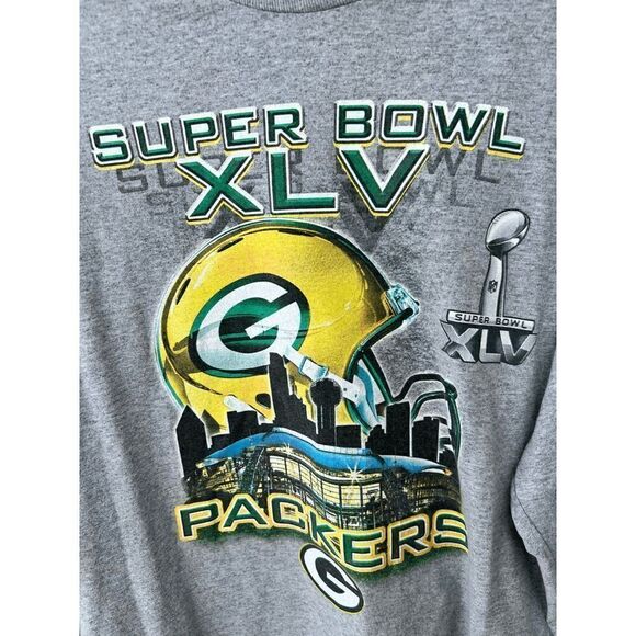Green Bay Packers Super Bowl XVL Long Sleeve T-shirt - Picture 3 of 7